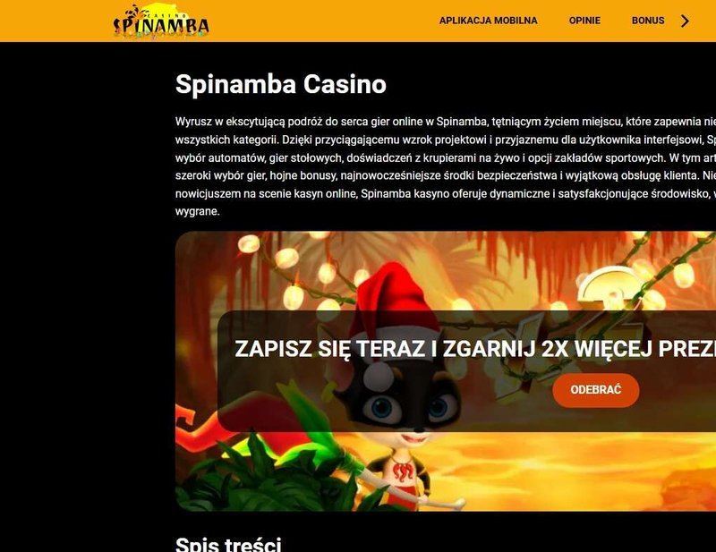 Ocena i recenzja Spinbara - Kasyno Online z Bardzo Wyróżniającym Się Bonusem Ocena i recenzja Spinbara - Kasyno Online z Bardzo Wyróżniającym Się Bonusem